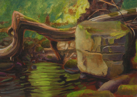 wood, water, stone - ladybower brook