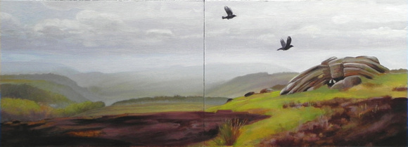 crows on hathersage moor